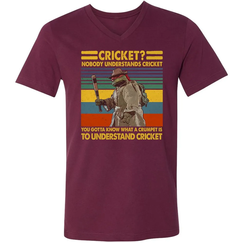 Unisex V-Neck T-Shirt - NVGAM4PP - Maroon - 6