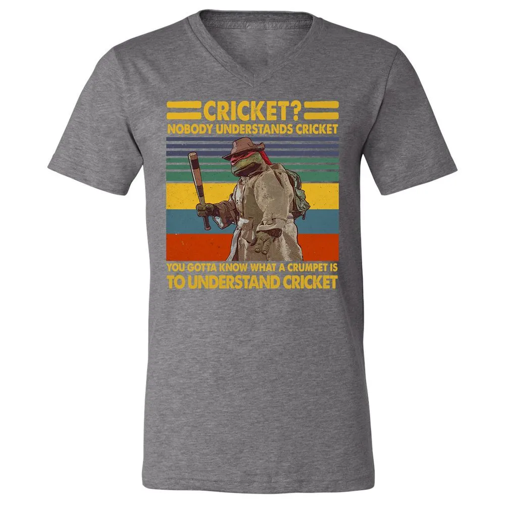 Unisex V-Neck T-Shirt - NVGAM4PP - Deep Heather - 13