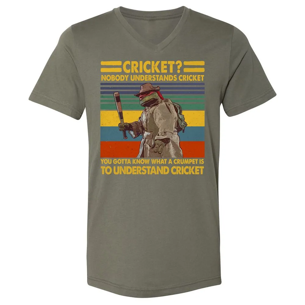 Unisex V-Neck T-Shirt - NVGAM4PP - Military Green - 10