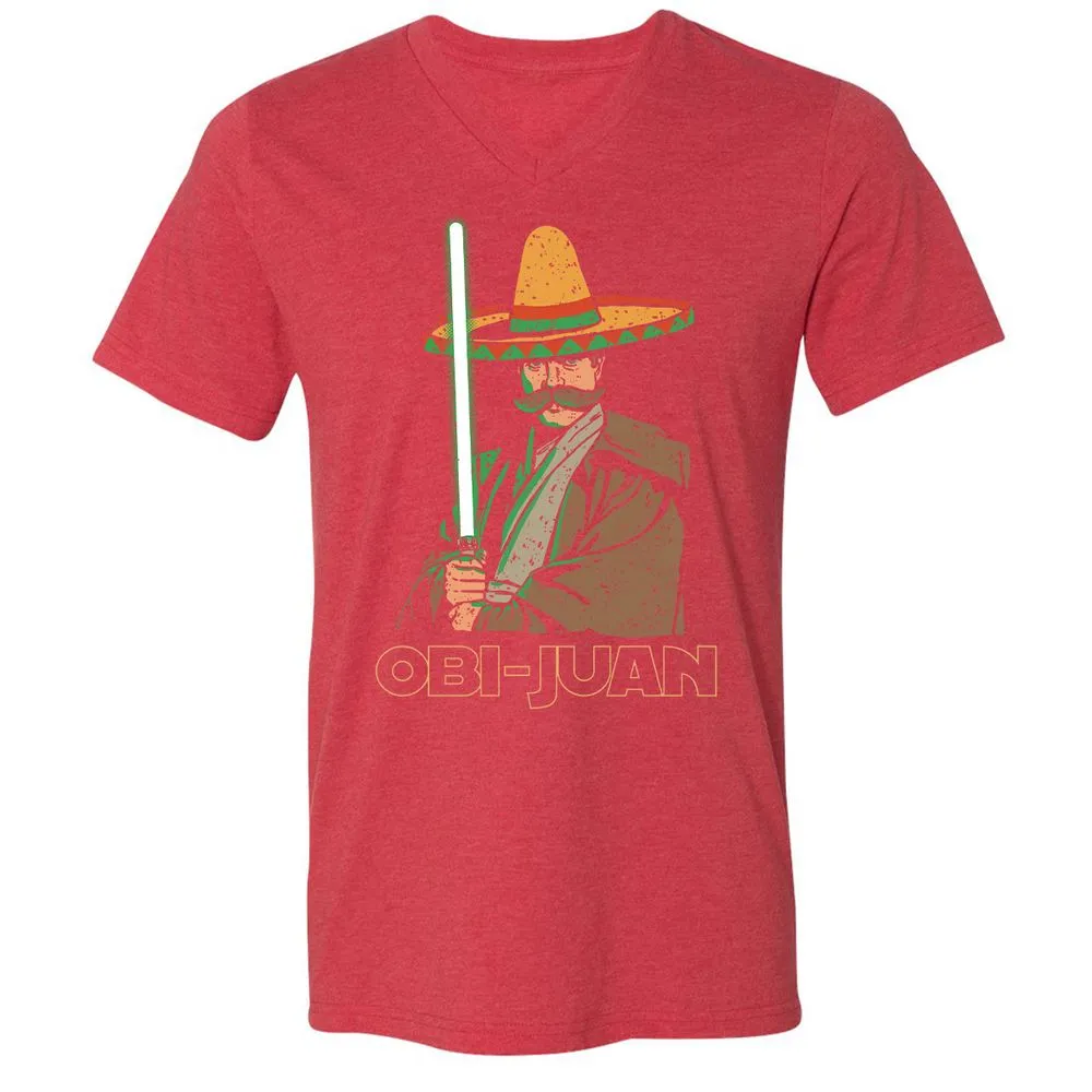 Unisex V-Neck T-Shirt - K1DS1EJ7 - Heather Red - 16