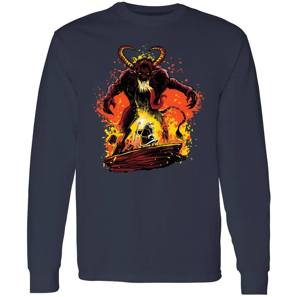 Long Sleeve T-Shirt - 1A6VJ9FY - Navy - 2