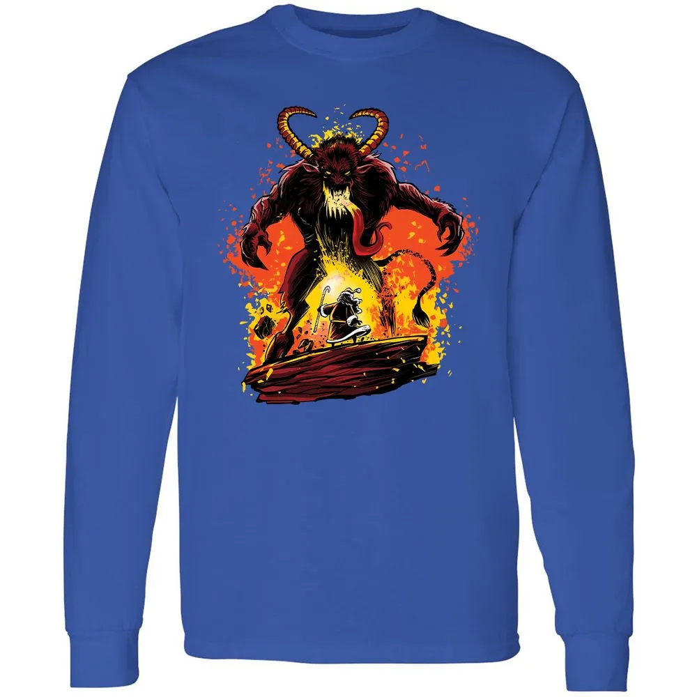 Long Sleeve T-Shirt - 1A6VJ9FY - Royal - 8