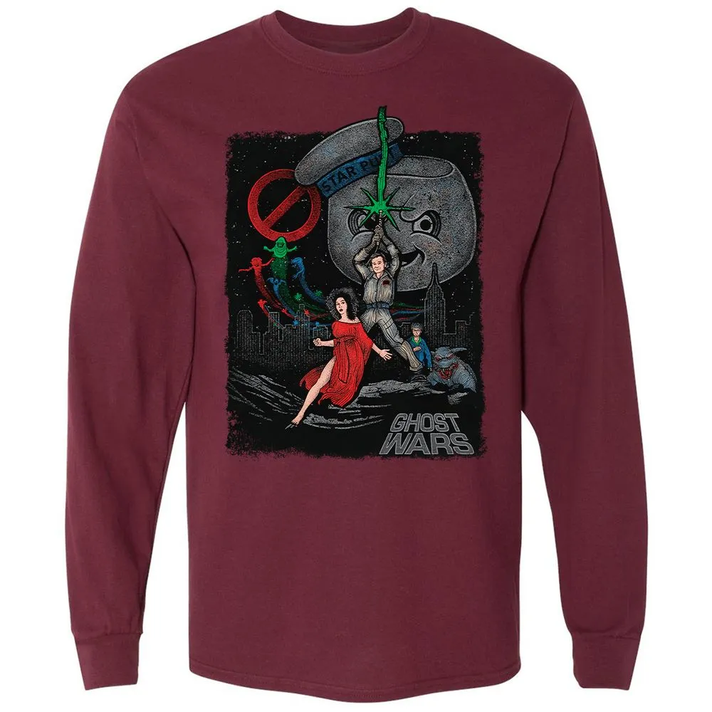 Long Sleeve T-Shirt - XBV27RKM - Maroon - 11