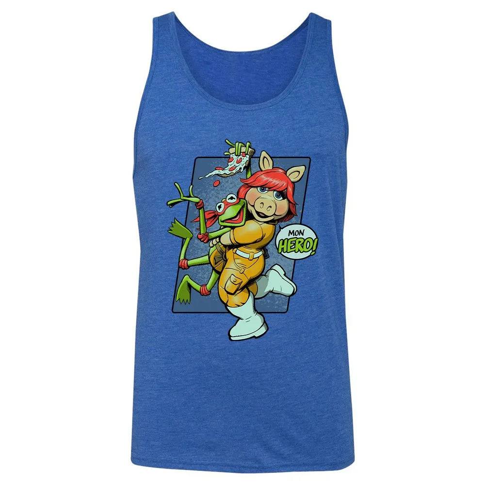 Unisex Jersey Tank - 3PT34J58 - True Royal Triblend - 12