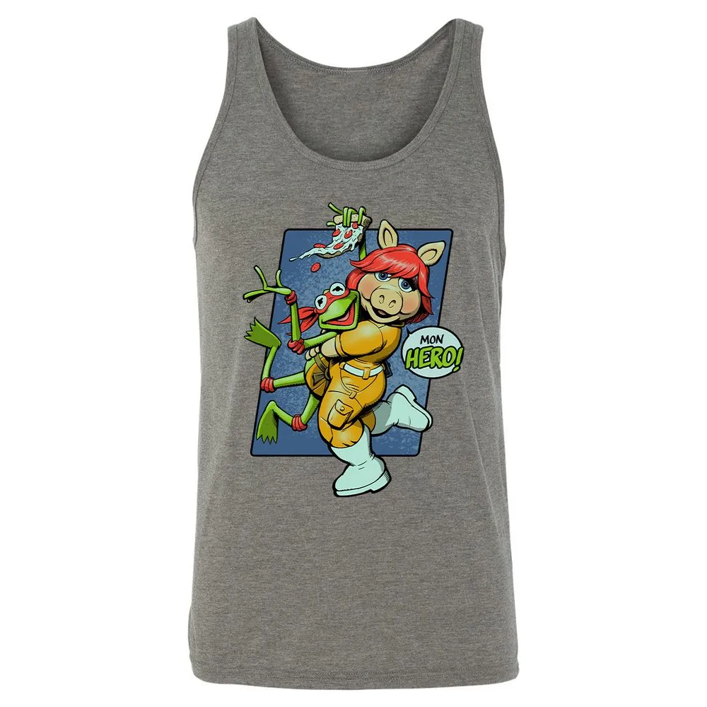Unisex Jersey Tank - 3PT34J58 - Grey Triblend - 8