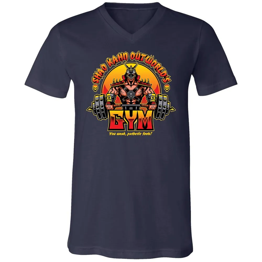 Unisex V-Neck T-Shirt - SYLBZ6LC - Navy - 2
