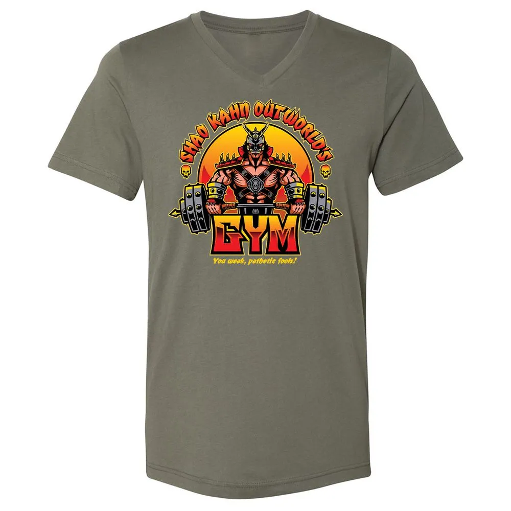 Unisex V-Neck T-Shirt - SYLBZ6LC - Military Green - 10