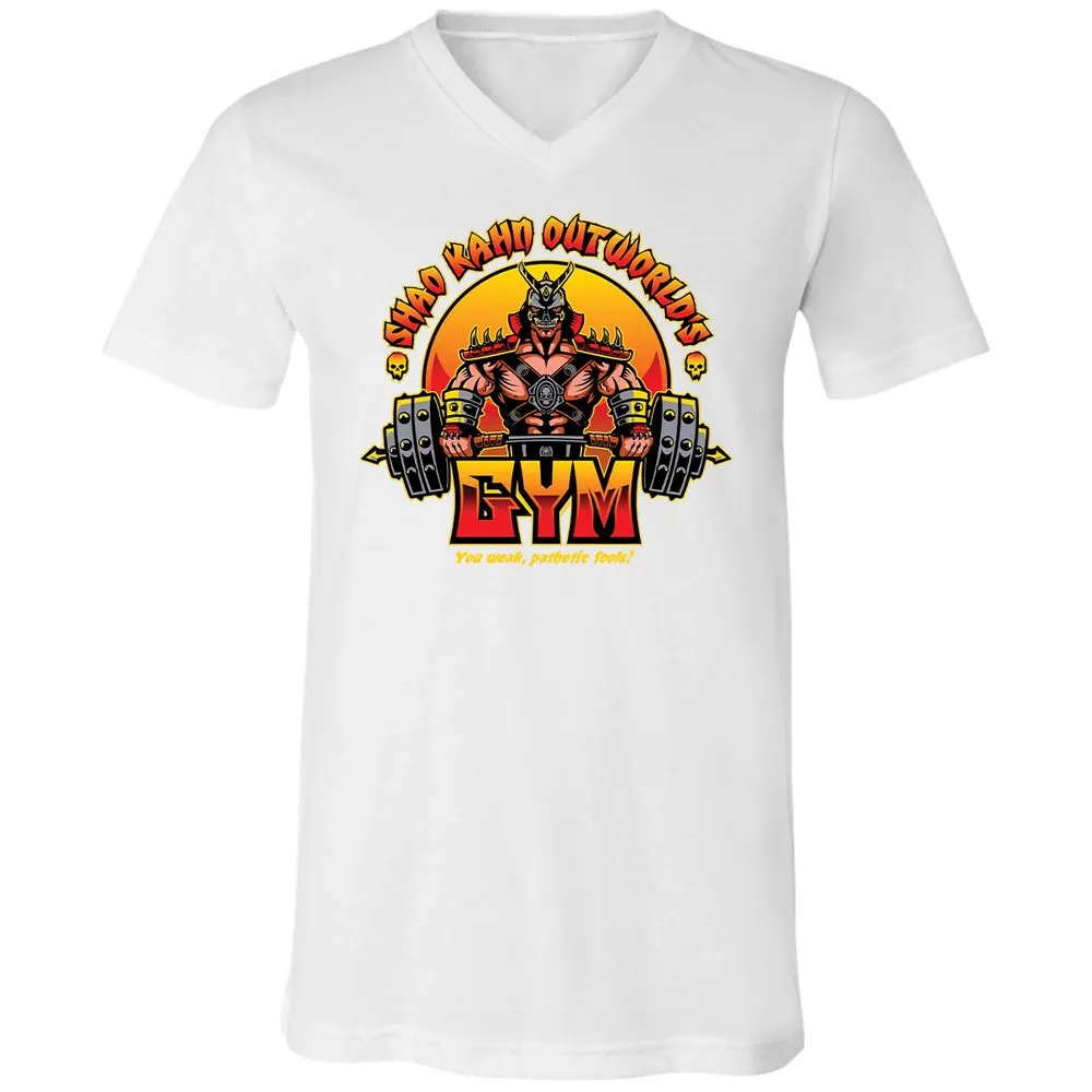 Unisex V-Neck T-Shirt - SYLBZ6LC - White - 5