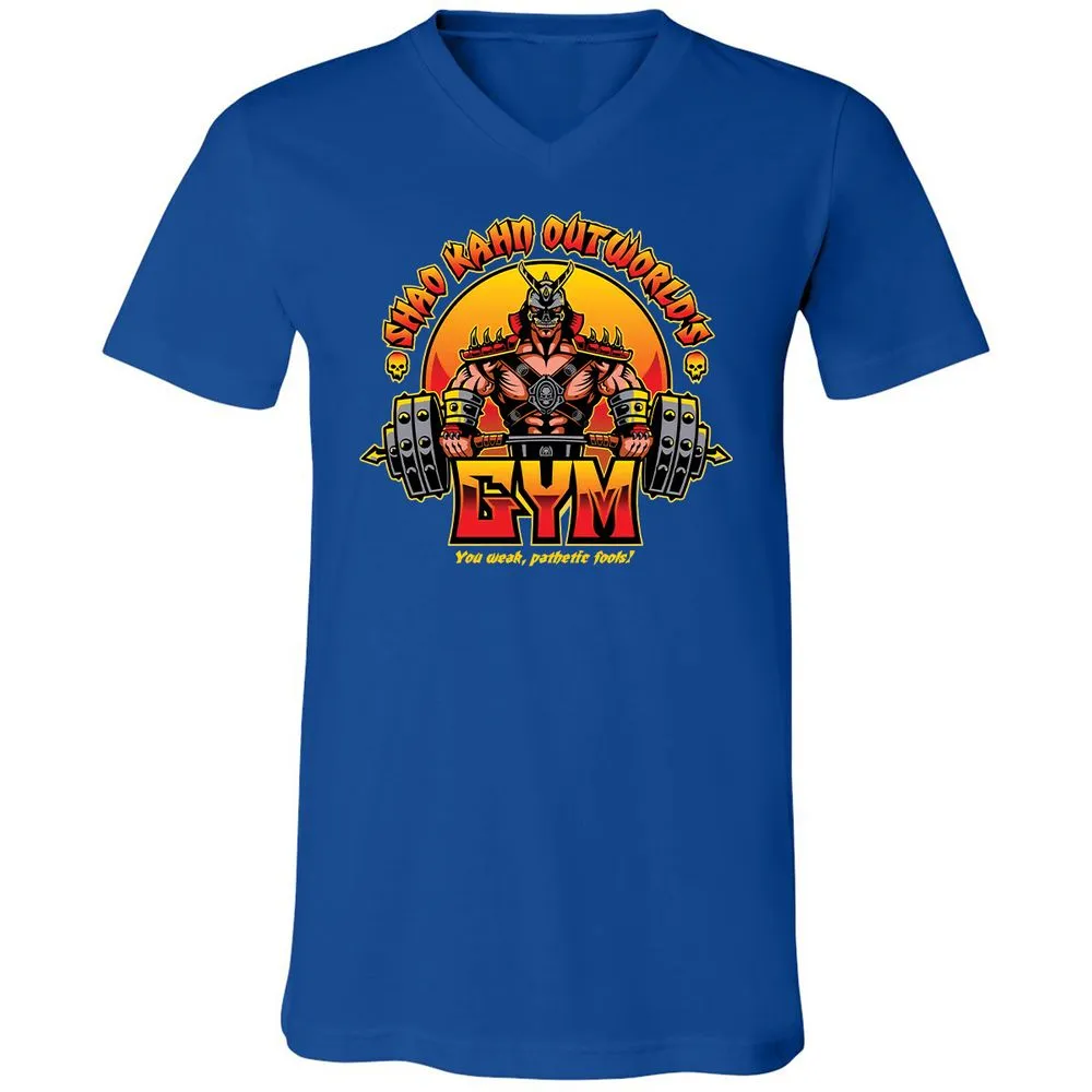 Unisex V-Neck T-Shirt - SYLBZ6LC - True Royal - 4