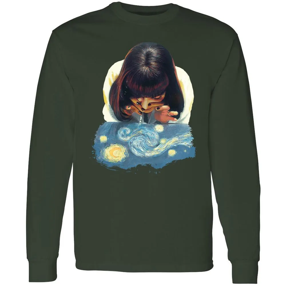 Long Sleeve T-Shirt - ZKT5D44S - Forest Green - 4