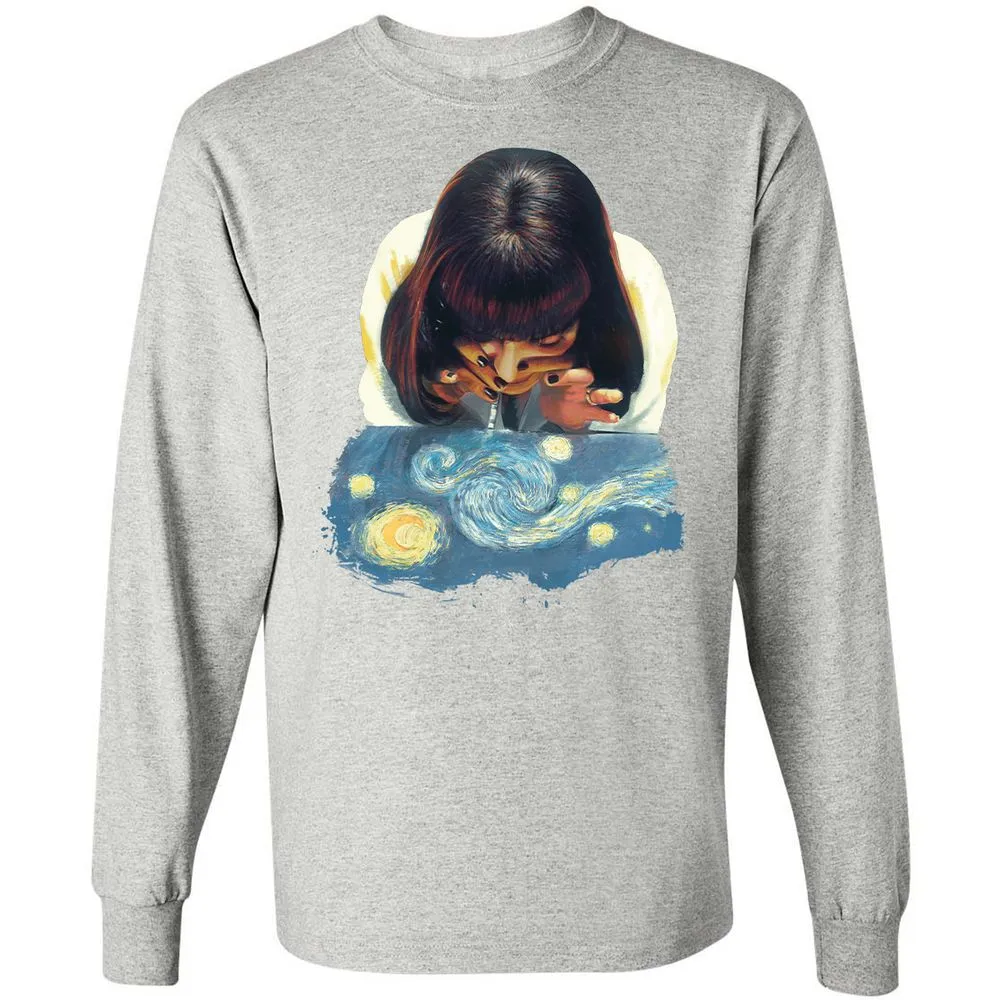 Long Sleeve T-Shirt - ZKT5D44S - Ash - 7