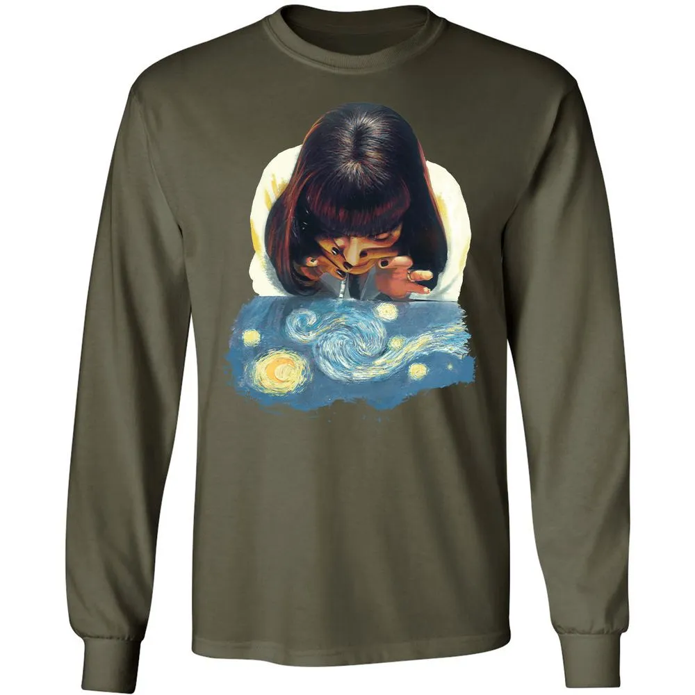 Long Sleeve T-Shirt - ZKT5D44S - Military Green - 16