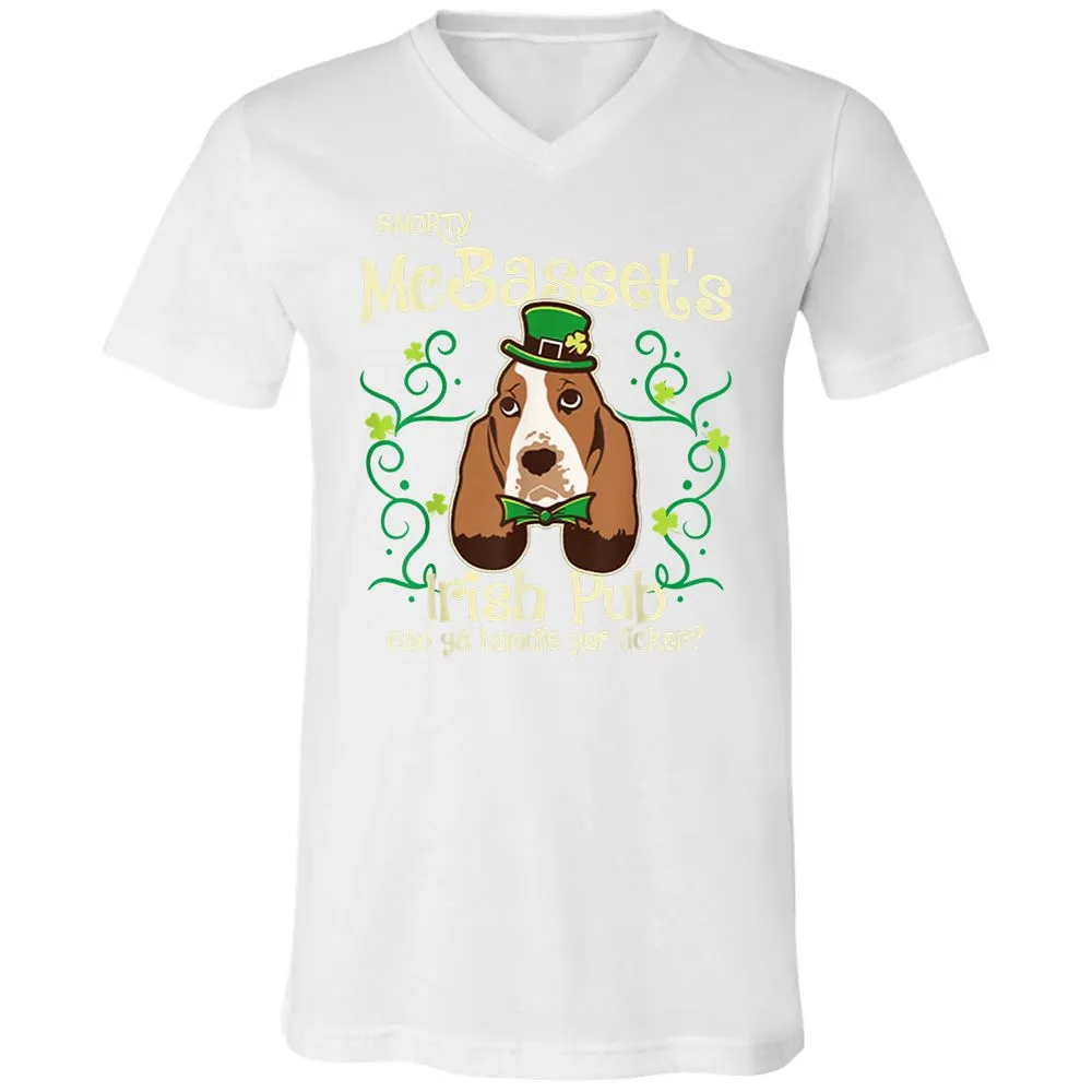 Unisex V-Neck T-Shirt - 9UGW7BHK - White - 5