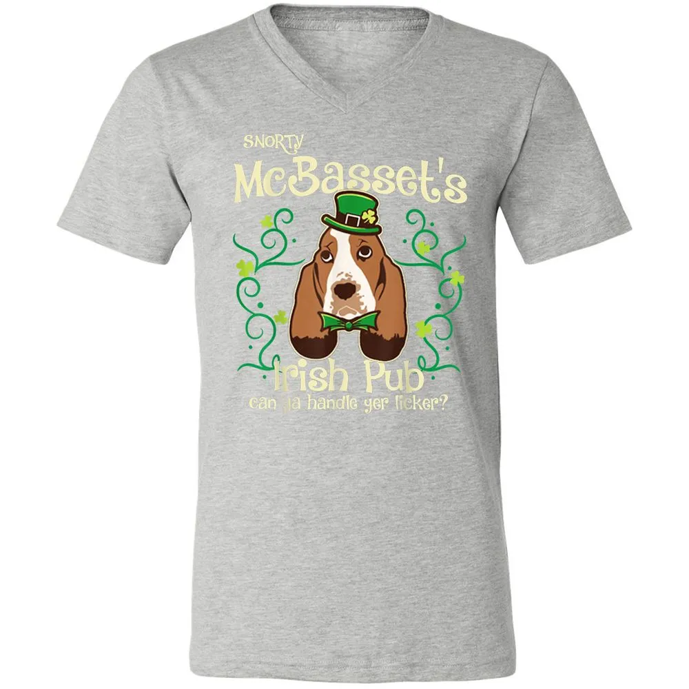 Unisex V-Neck T-Shirt - 9UGW7BHK - Athletic Heather - 7