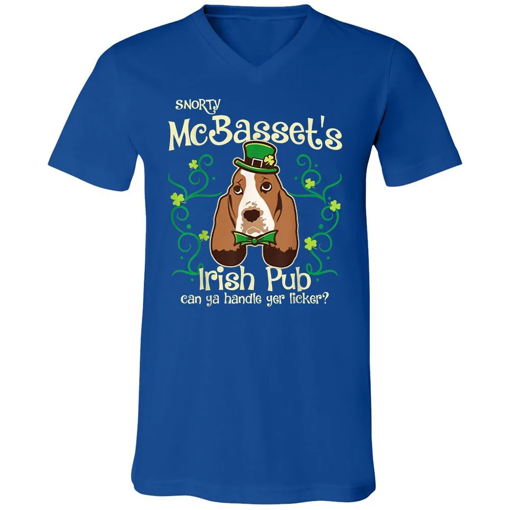 Unisex V-Neck T-Shirt - 9UGW7BHK - True Royal - 4