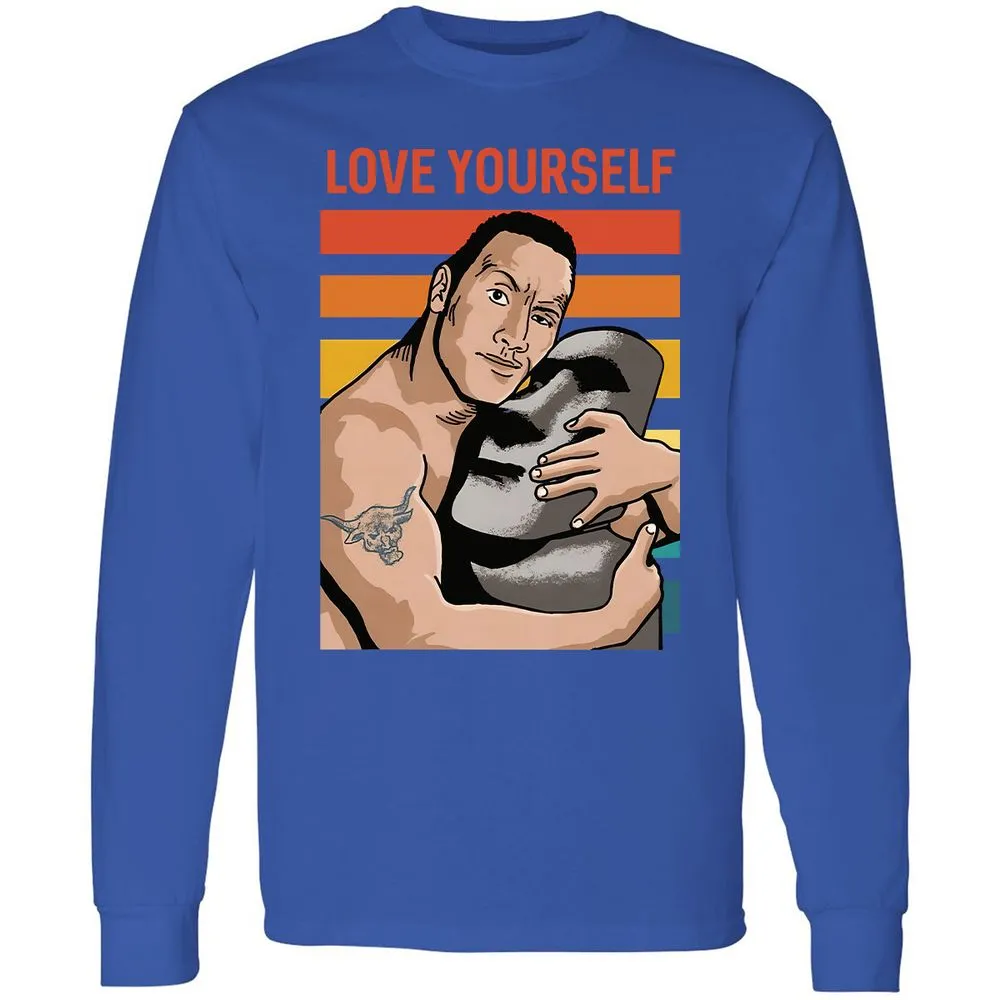 Long Sleeve T-Shirt - CS4YK7NJ - Royal - 8