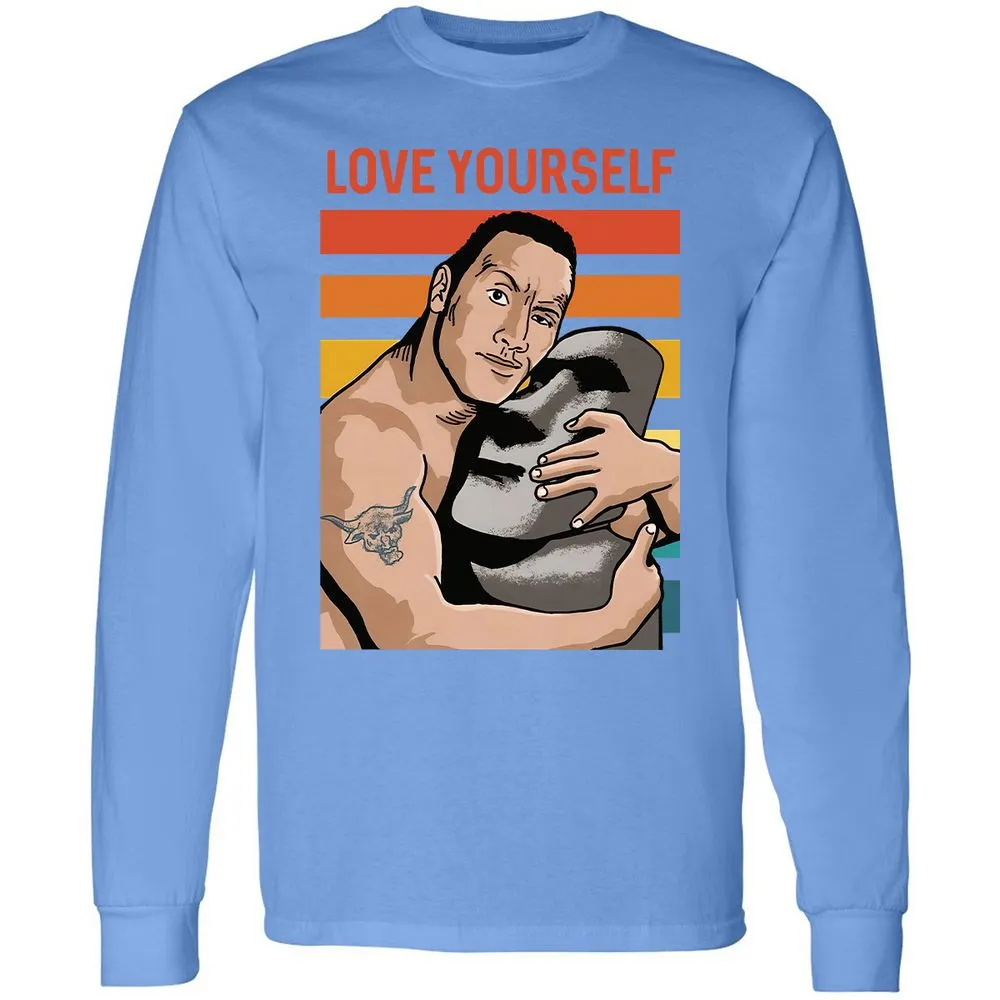 Long Sleeve T-Shirt - CS4YK7NJ - Carolina Blue - 12