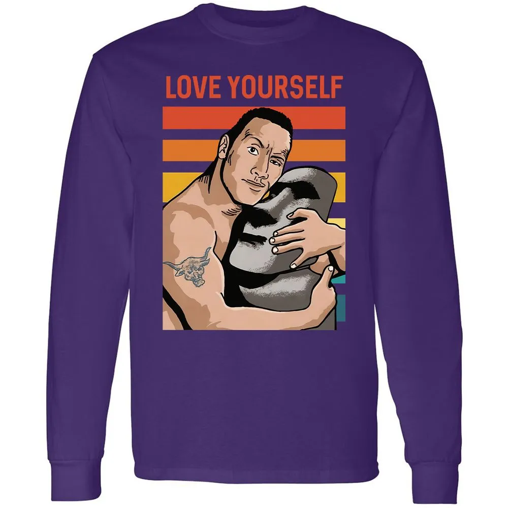 Long Sleeve T-Shirt - CS4YK7NJ - Purple - 13