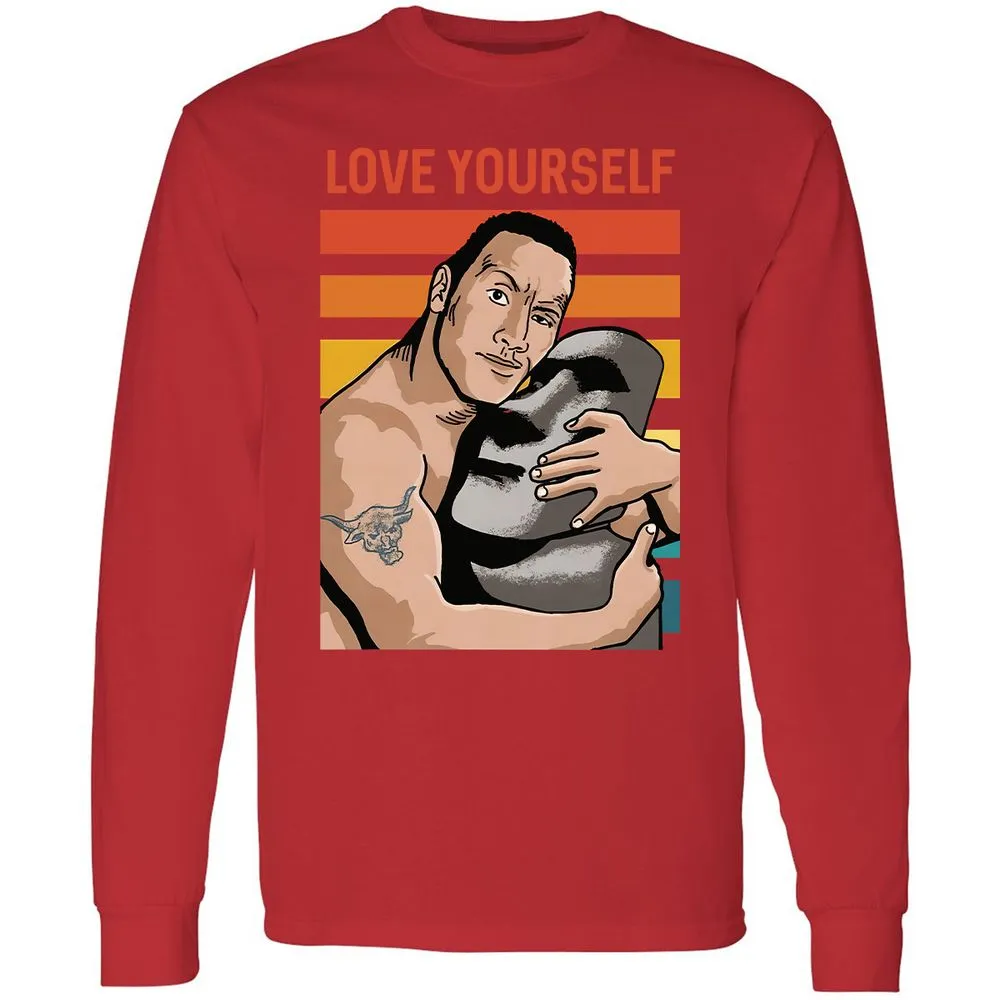 Long Sleeve T-Shirt - CS4YK7NJ - Red - 14