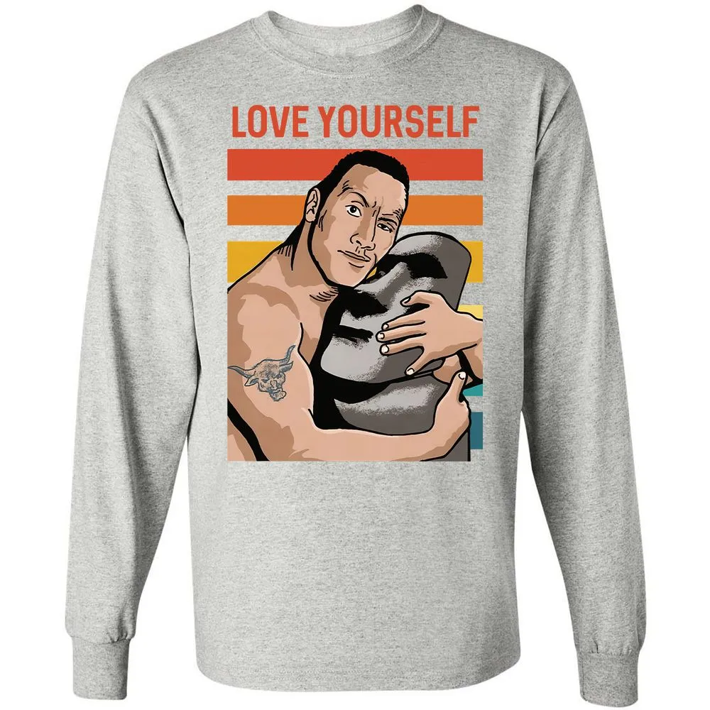 Long Sleeve T-Shirt - CS4YK7NJ - Ash - 7