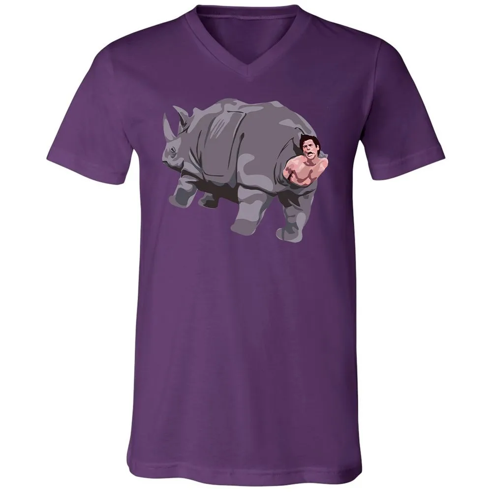 Unisex V-Neck T-Shirt - EJYH1SED - Team Purple - 9