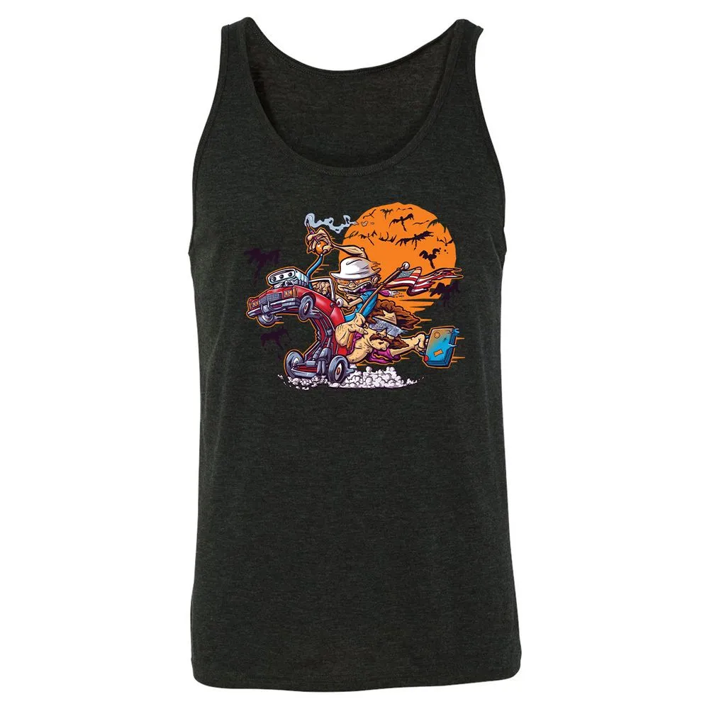 Unisex Jersey Tank - JR6K1NZM - Charcoal Black Triblend - 5