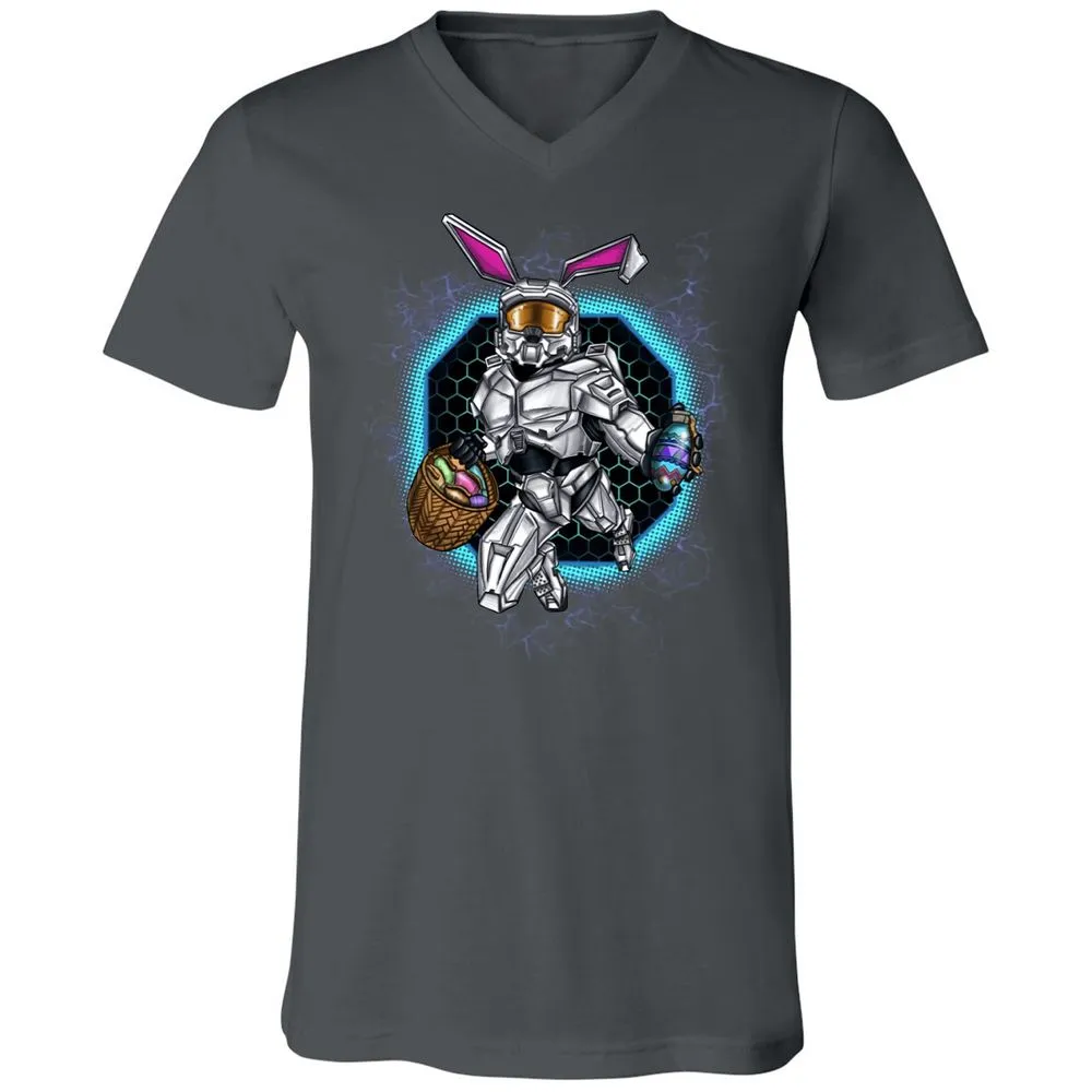 Unisex V-Neck T-Shirt - 5DMH6M6Y - Asphalt - 12