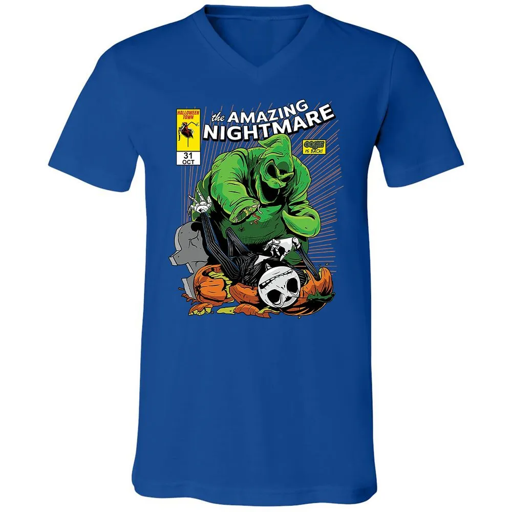 Unisex V-Neck T-Shirt - YDFNZHL5 - True Royal - 4