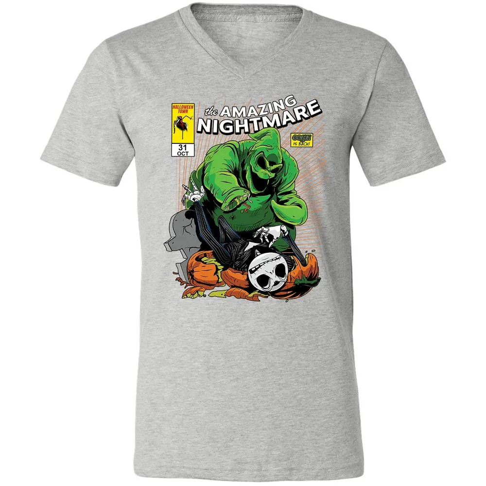 Unisex V-Neck T-Shirt - YDFNZHL5 - Athletic Heather - 7