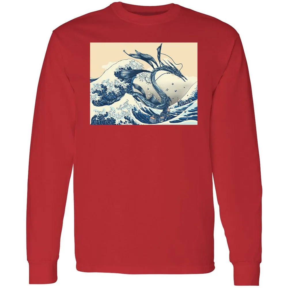 Long Sleeve T-Shirt - X38H73FF - Red - 14