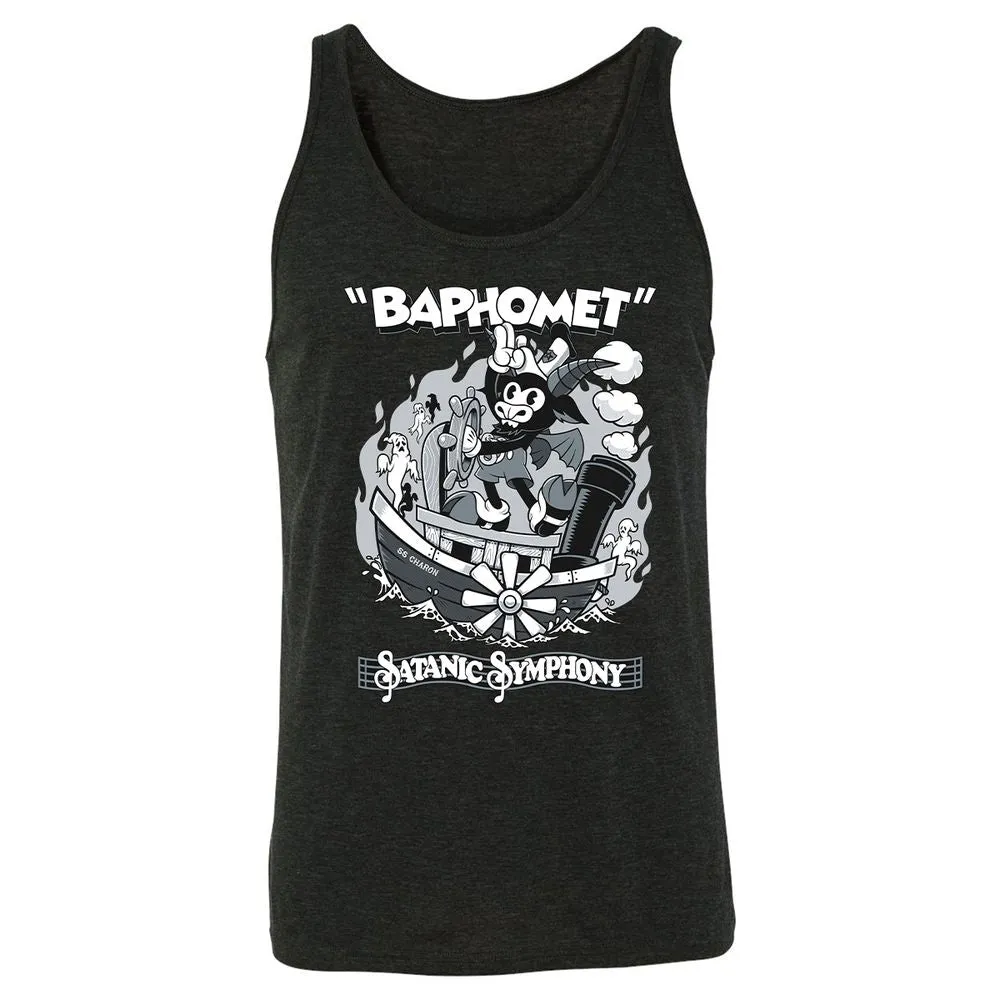 Unisex Jersey Tank - SM47G5SD - Charcoal Black Triblend - 5