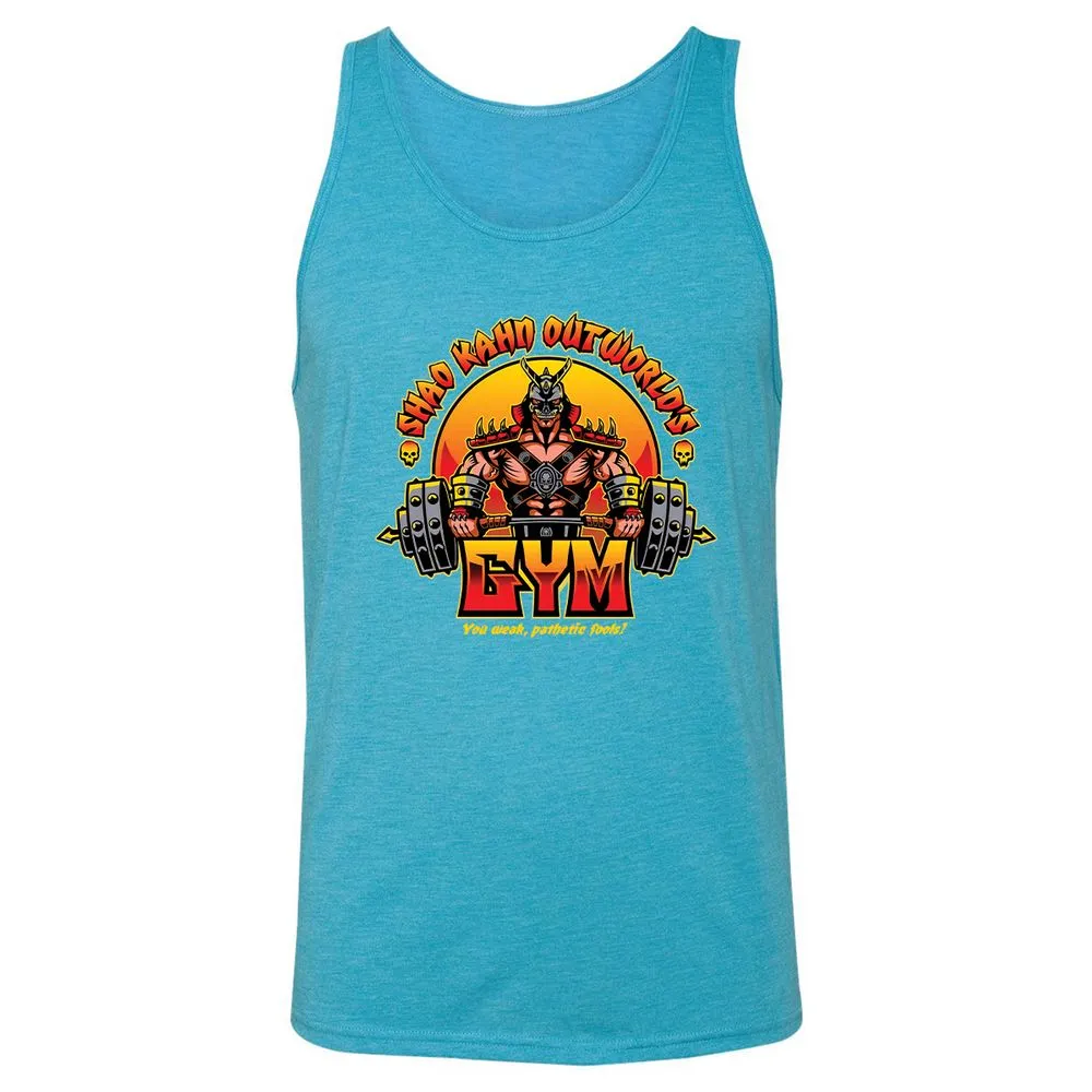 Unisex Jersey Tank - 9GTW97D1 - Aqua Triblend - 3