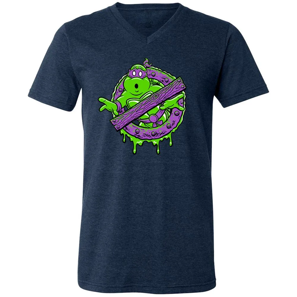 Unisex V-Neck T-Shirt - AN2CKJNP - Heather Navy - 15