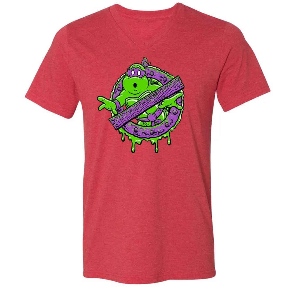 Unisex V-Neck T-Shirt - AN2CKJNP - Heather Red - 16