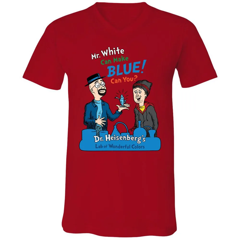 Unisex V-Neck T-Shirt - N69CF1WZ - Red - 3