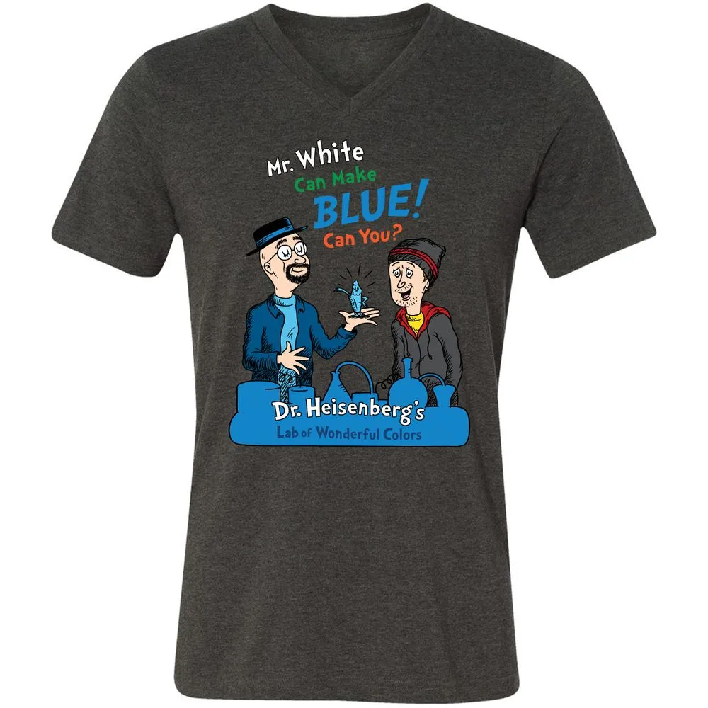 Unisex V-Neck T-Shirt - N69CF1WZ - Dark Grey Heather - 8