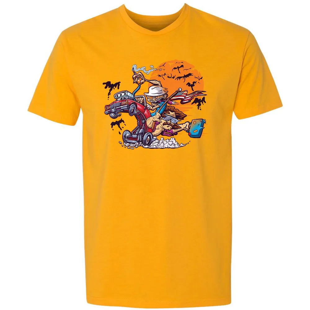Premium Unisex T-Shirt - UECC673W - Gold - 12