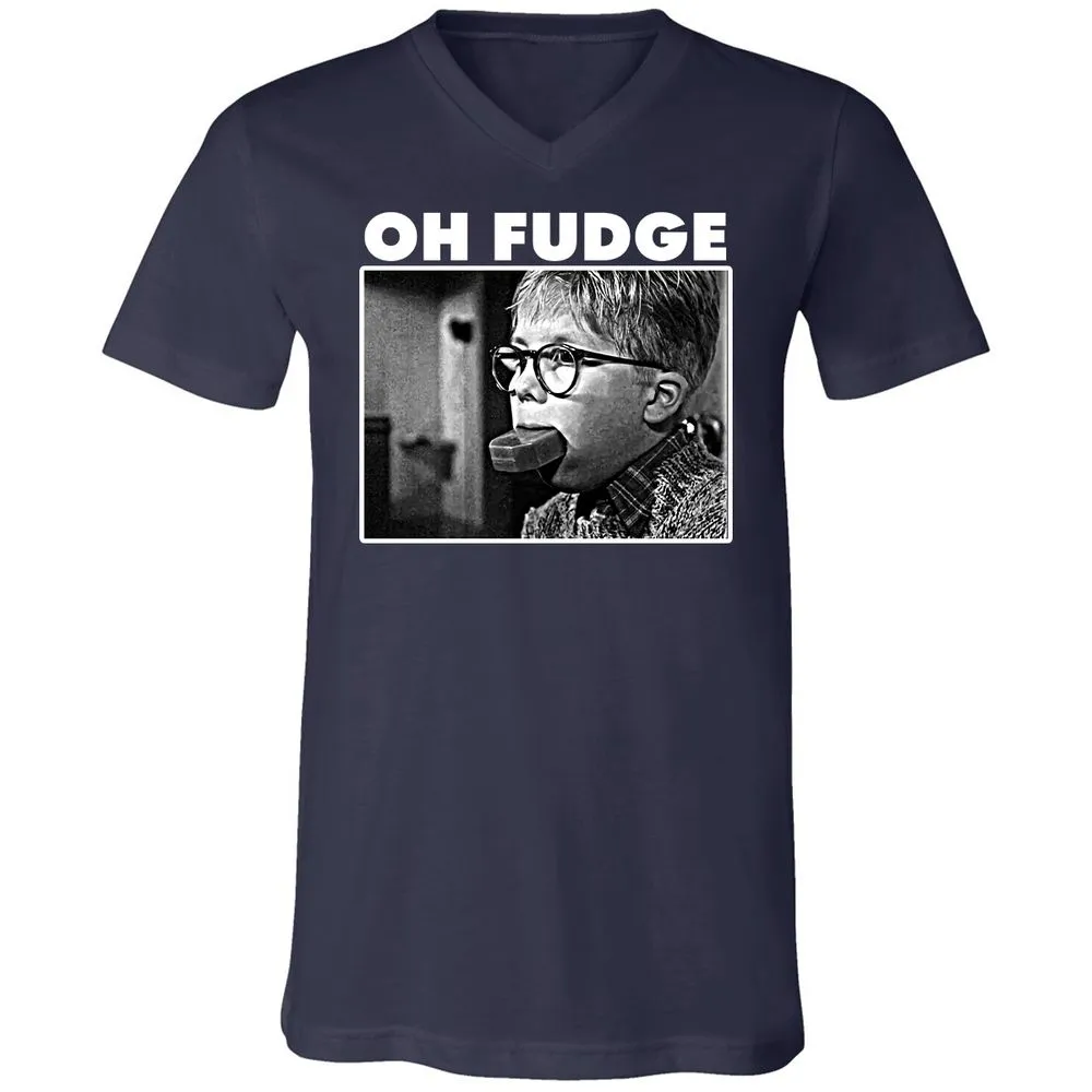 Unisex V-Neck T-Shirt - CSLE968Y - Navy - 2