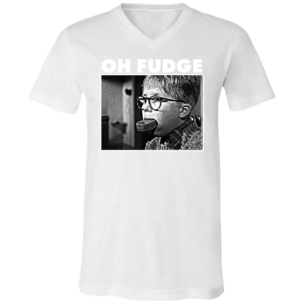 Unisex V-Neck T-Shirt - CSLE968Y - White - 5