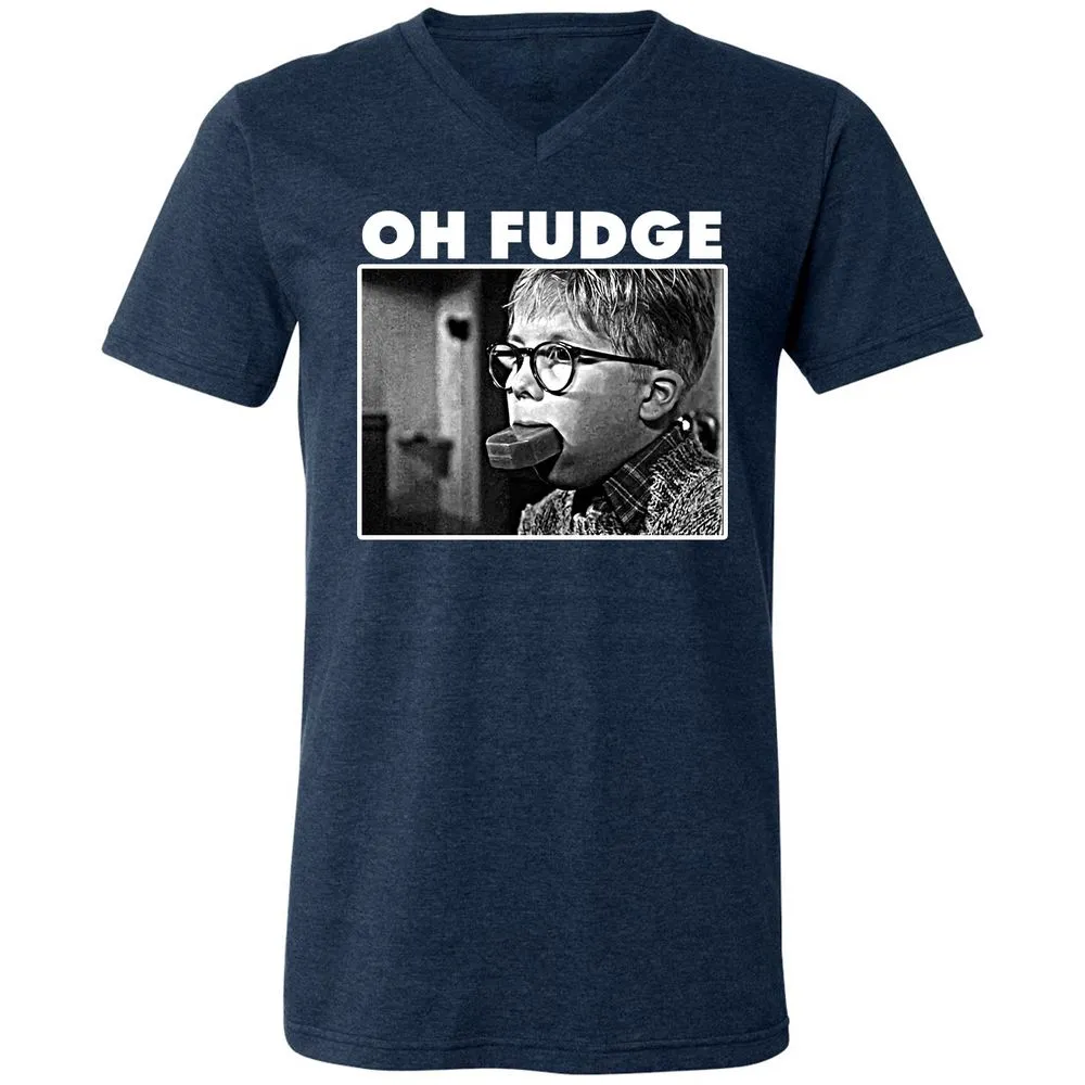 Unisex V-Neck T-Shirt - CSLE968Y - Heather Navy - 15