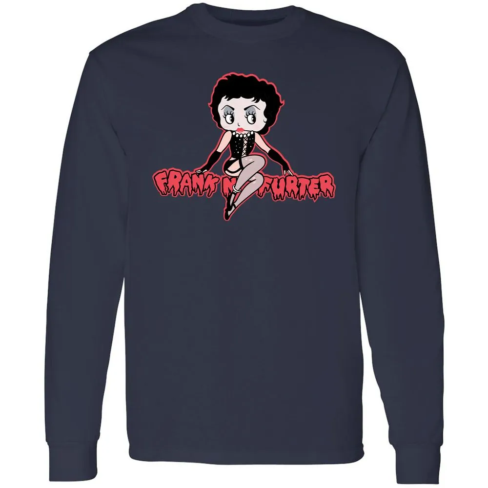 Long Sleeve T-Shirt - 374KUPN8 - Navy - 2