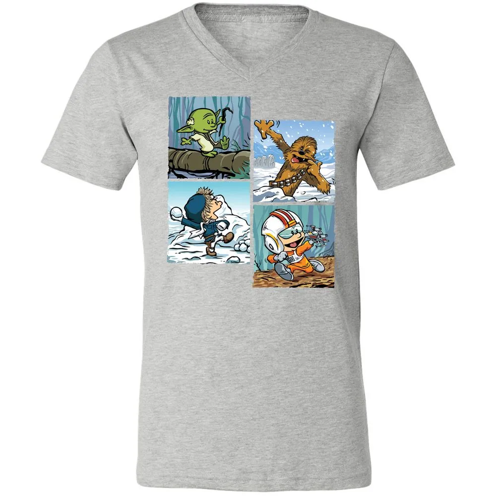 Unisex V-Neck T-Shirt - FB2MNPLF - Athletic Heather - 7