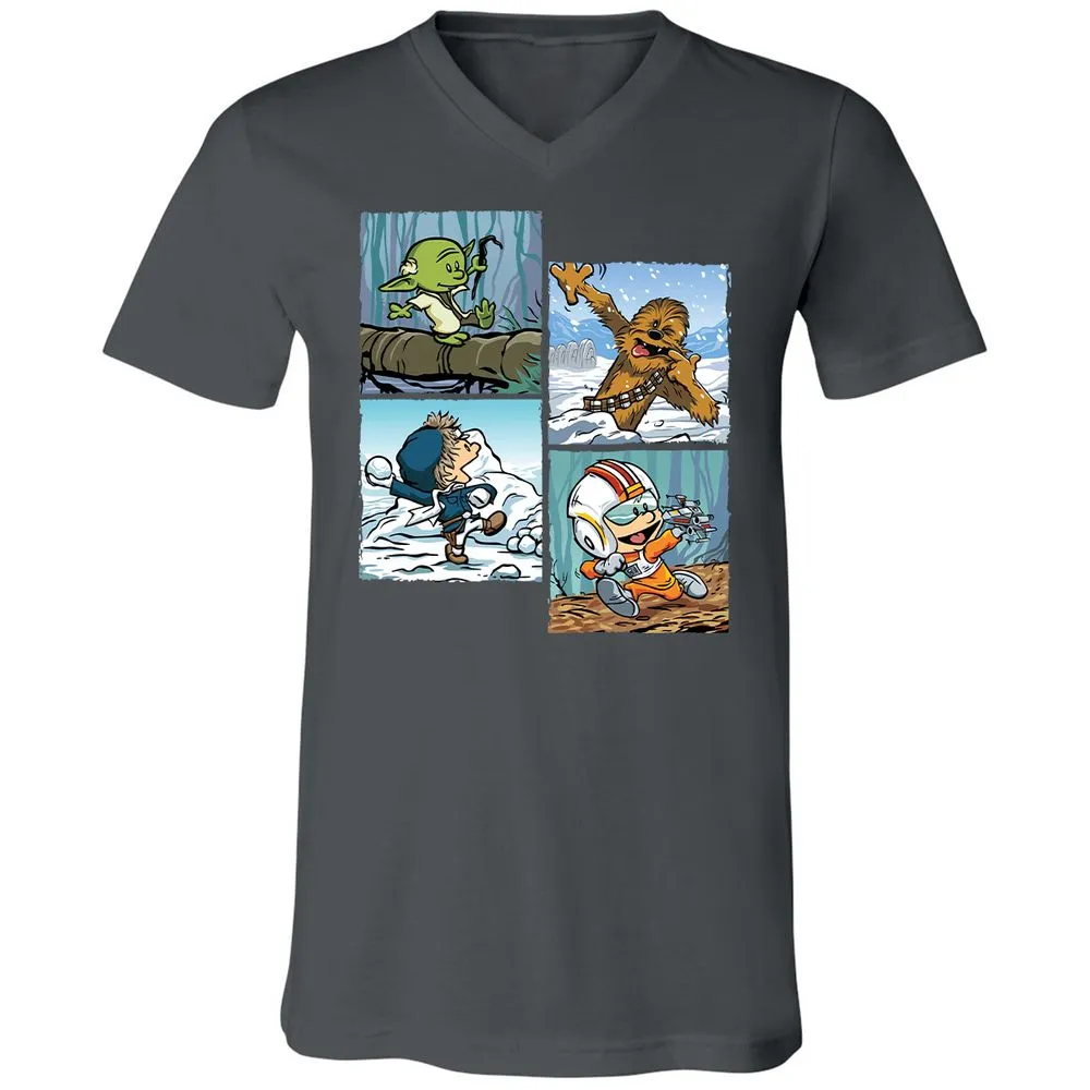 Unisex V-Neck T-Shirt - FB2MNPLF - Asphalt - 12