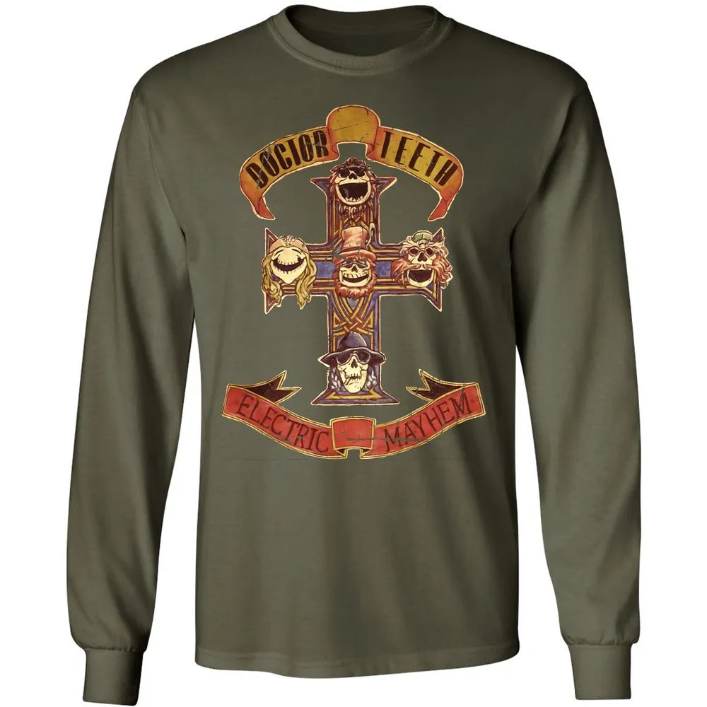 Long Sleeve T-Shirt - NKR28BLF - Military Green - 16