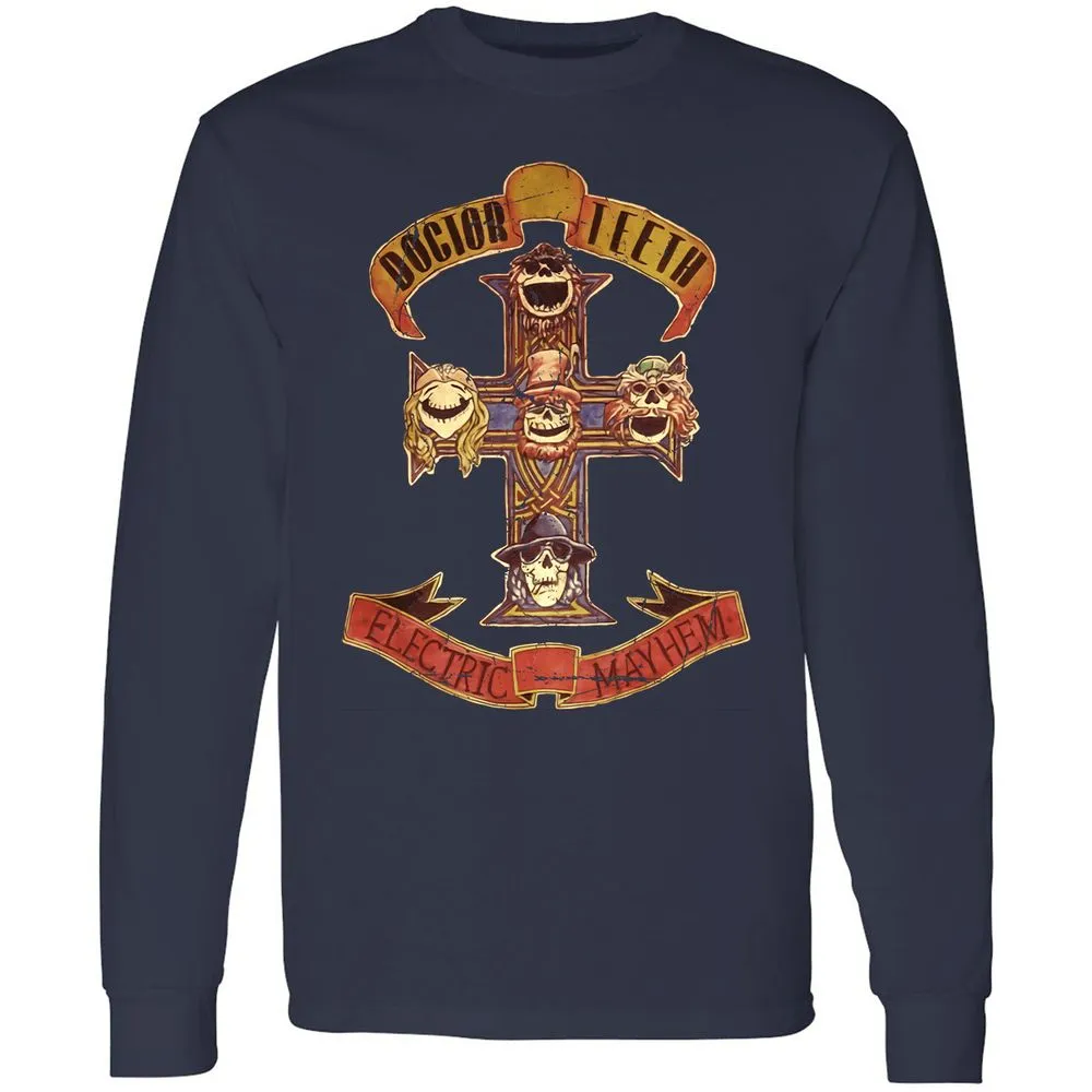 Long Sleeve T-Shirt - NKR28BLF - Navy - 2