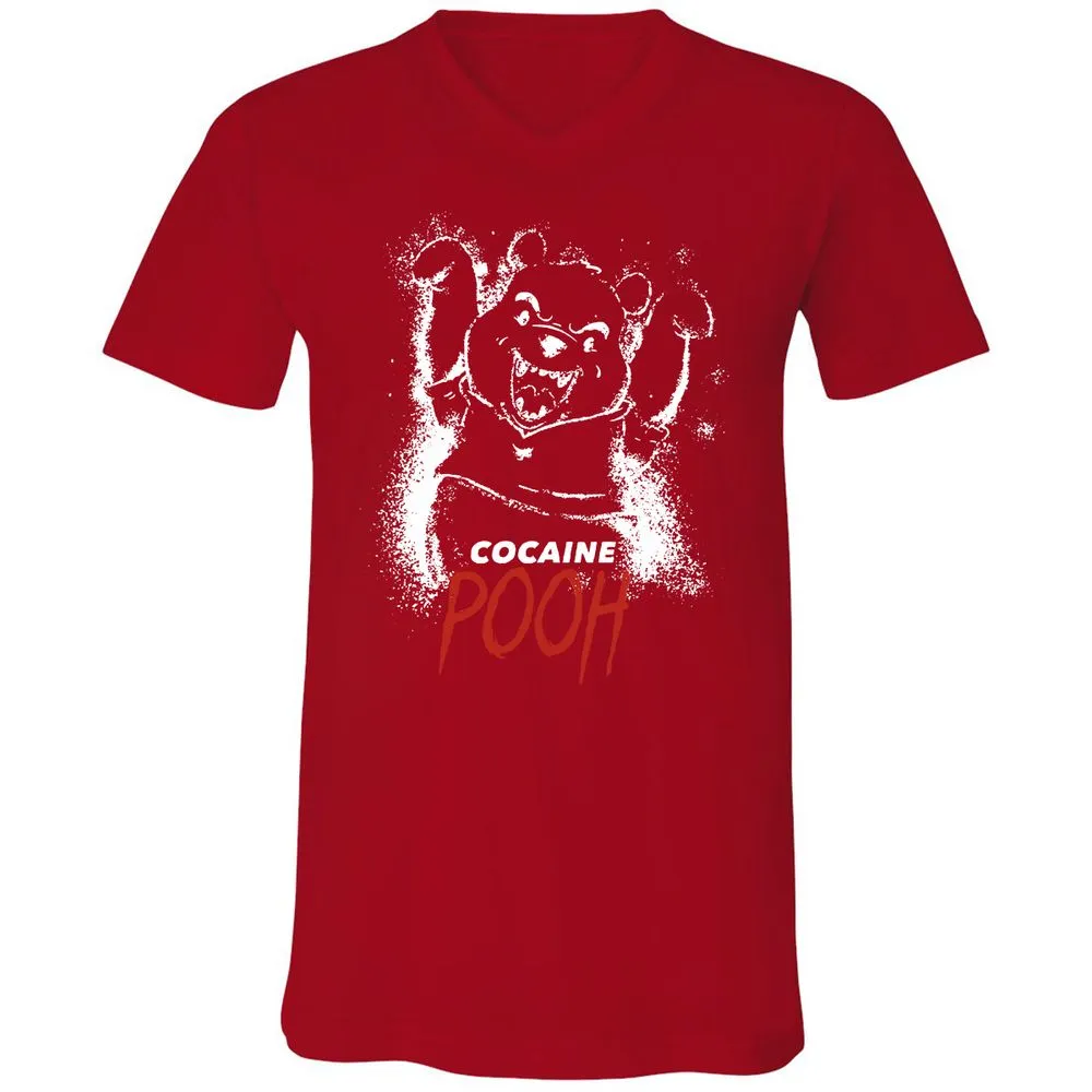Unisex V-Neck T-Shirt - TD6LDJ6X - Red - 3