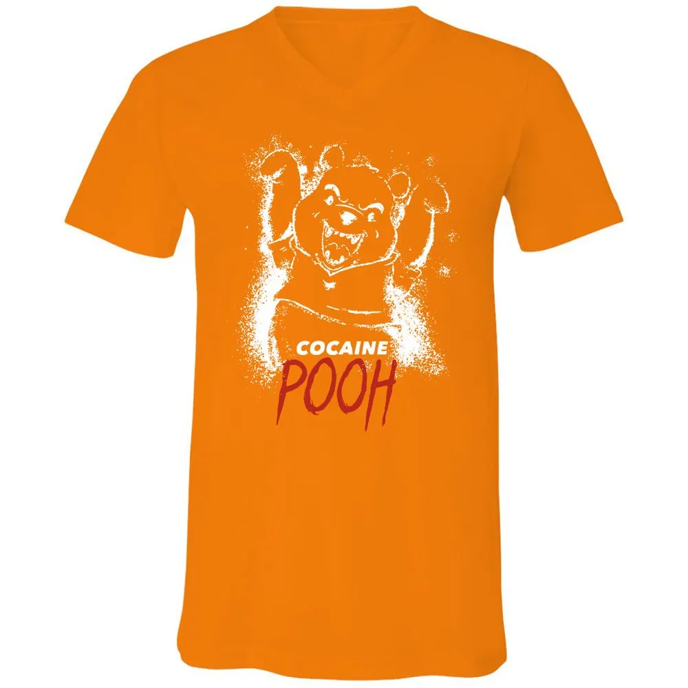Unisex V-Neck T-Shirt - TD6LDJ6X - Orange - 11