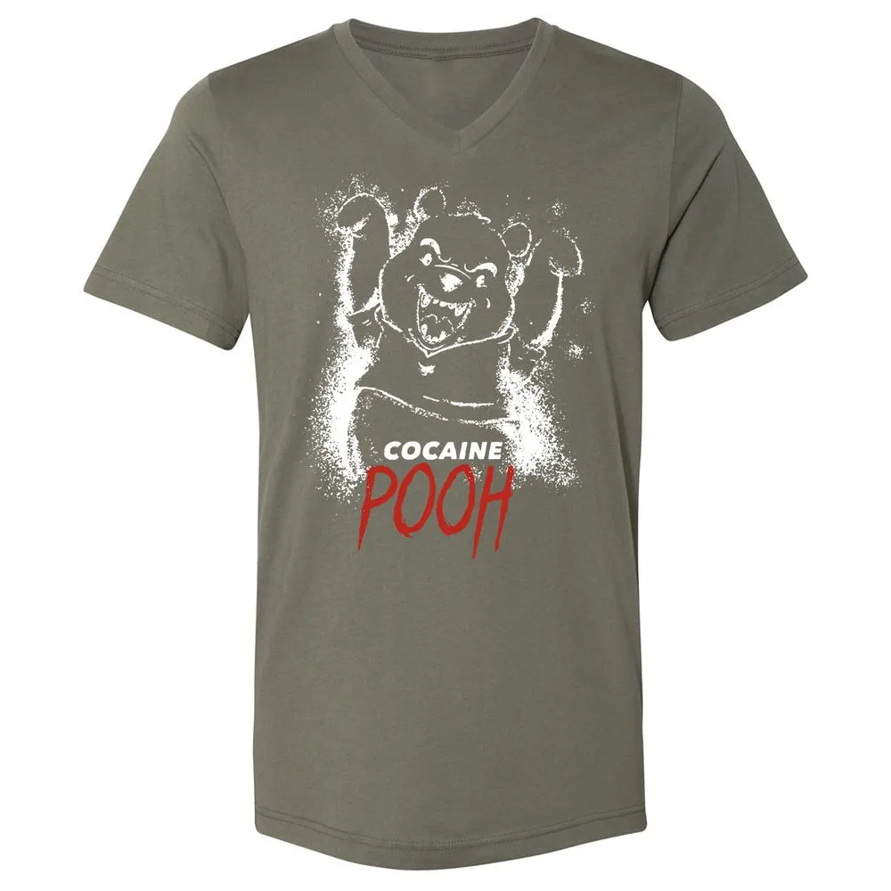 Unisex V-Neck T-Shirt - TD6LDJ6X - Military Green - 10