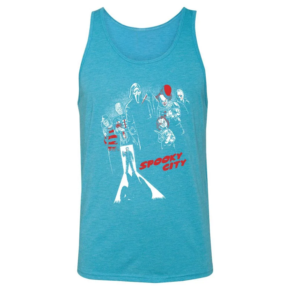 Unisex Jersey Tank - D7FPC5F6 - Aqua Triblend - 3