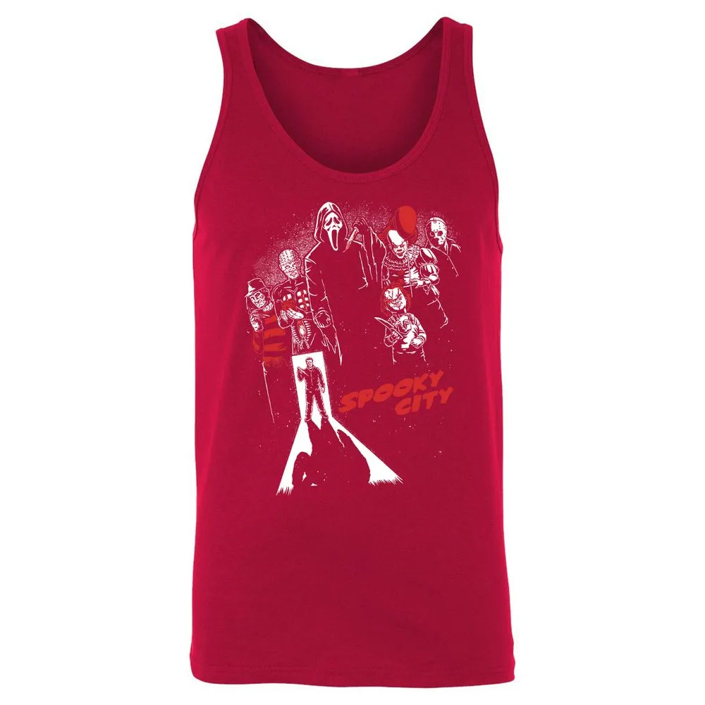 Unisex Jersey Tank - D7FPC5F6 - Red - 11